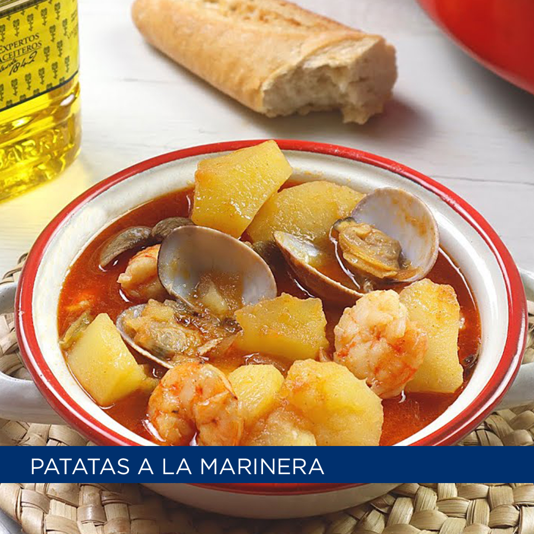 Receta Patatas a la marinera - Ybarra en tu cocina